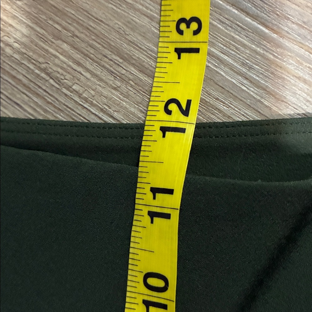 Athleta Endless High Rise Pant Army green Slim straight leg Pull on Womens 4 - Picture 7 of 11